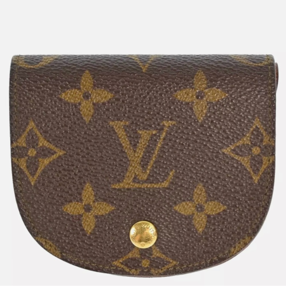Louis Vuitton Monogram Pochette Porte-Monnaie Gousset Coin Pouch